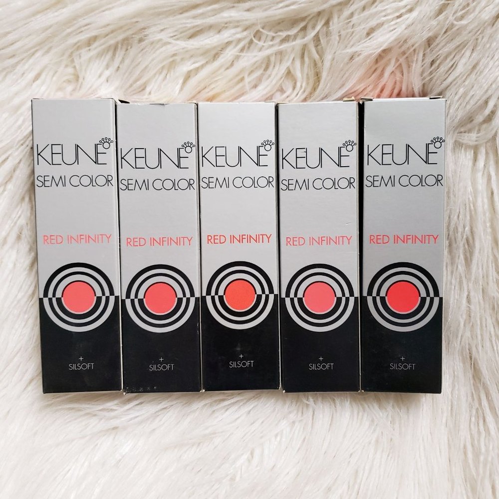 Keune Semi RED INFINITY Series -Lot of 5